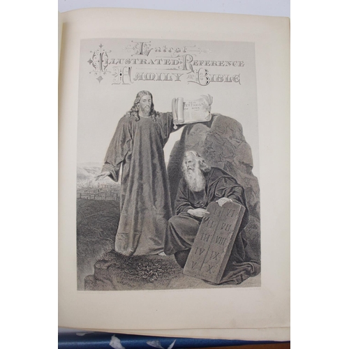 335 - The Holy Bible published by Boston H L Hastings of 47 Cornhill 1881' Latest Illustrated Family Bible... 