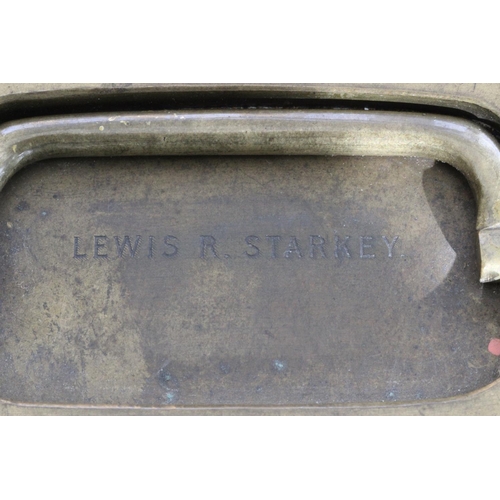 153 - High Quality 19th Century Writing Slope once owned by Lewis Randle Starkey MP (1836-1910). What is o... 