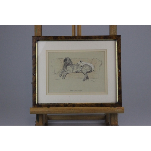 551 - Cecil Aldin Collection of 13 Cracker and Micky Dog Illustrations. These framed dog prints are from t... 