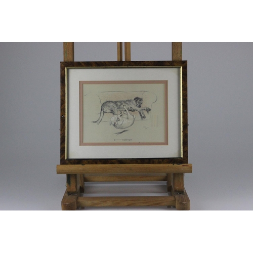 551 - Cecil Aldin Collection of 13 Cracker and Micky Dog Illustrations. These framed dog prints are from t... 