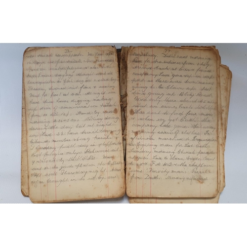 323u - WWI Cambridgeshire Regiment Diary. The handwritten diary of Private George Branch number 1704, A Com... 