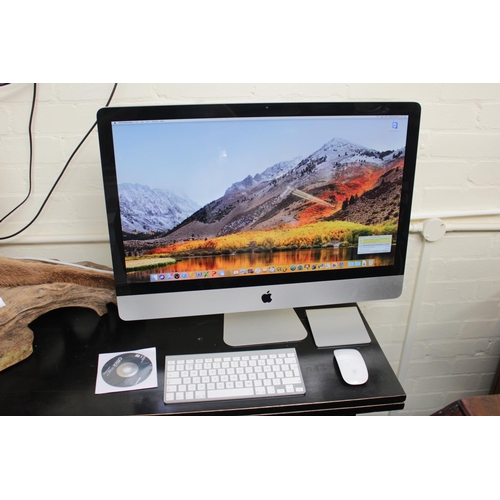 563 - Apple A1312 27'' Apple Mac version 14 with Screen, keyboard, mouse touchpad and Office Mac 2011