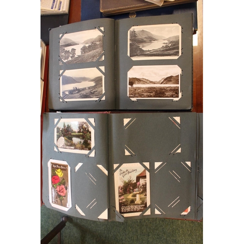 123 - 2 Edwardian Albums of assorted Topographical and other postcards