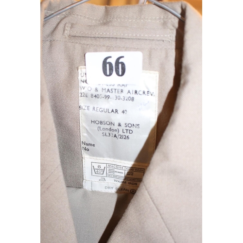 66 - Collection of RAF Clothing inc. Dress Jacket and trousers