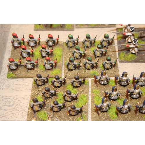 69 - Collection of Hand Painted 25mm Metal Austrian/Bavarian Troops inc. Cavalry, Infantry etc