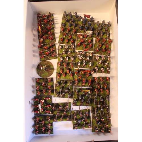 72 - Collection of Hand Painted 25mm Russian Troops inc. Cavalry, Infantry etc