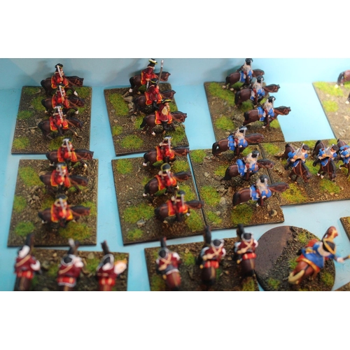 75 - Collection of Hand Painted 25mm Metal Jacobite Cavalry Troops  etc