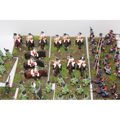 76 - Collection of Hand Painted 25mm Metal 17thC Williamite Troops inc. Cavalry, Infantry etc