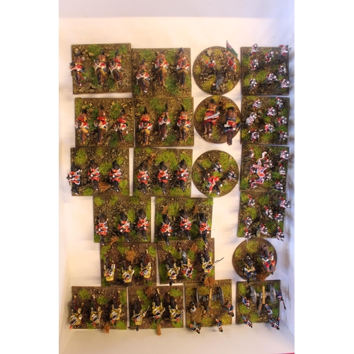 77 - Collection of Hand Painted 25mm Metal Spanish Troops inc. Cavalry, Infantry etc