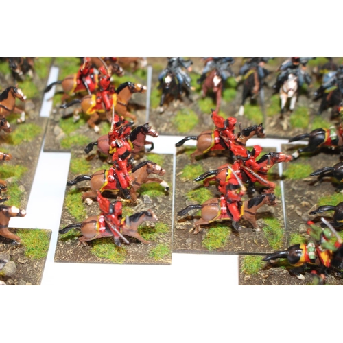 81 - Collection of Hand Painted 25mm Austrian Troops inc. Cavalry, Infantry etc