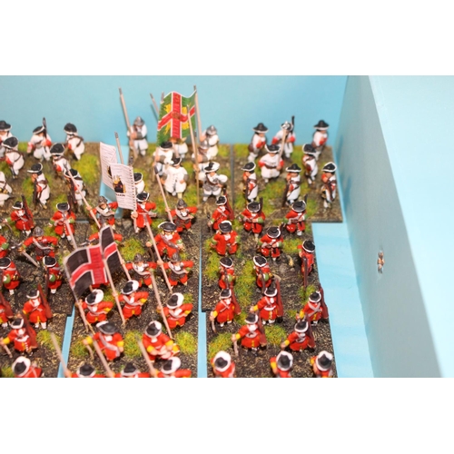 82 - Collection of Hand Painted 25mm Metal Jacobite Troops inc. Cavalry, Infantry etc