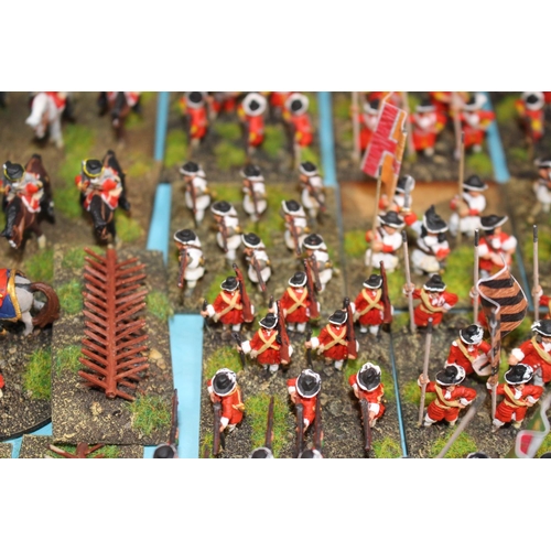 82 - Collection of Hand Painted 25mm Metal Jacobite Troops inc. Cavalry, Infantry etc