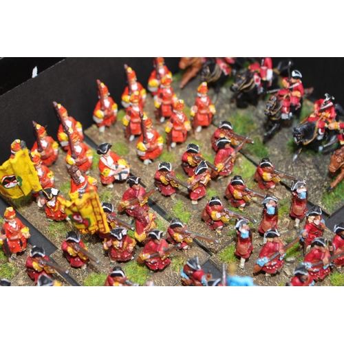 84 - Collection of Hand Painted 25mm Saxon Troops inc. Cavalry, Infantry etc