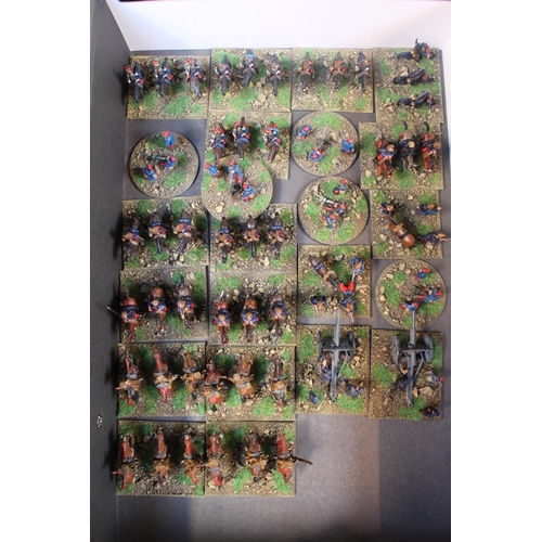 88 - Collection of Hand Painted 25mm Metal and other Early WWI French Troops inc. Cavalry, Infantry etc