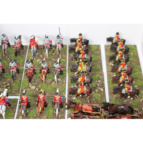 93 - Collection of Hand Painted 25mm Metal 17thC Williamite Troops inc. Cavalry, Infantry etc