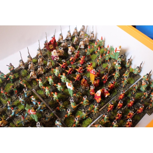 98 - Collection of Hand Painted 25mm Metal & Other 1700s Danes Troops inc. Cavalry, Infantry etc