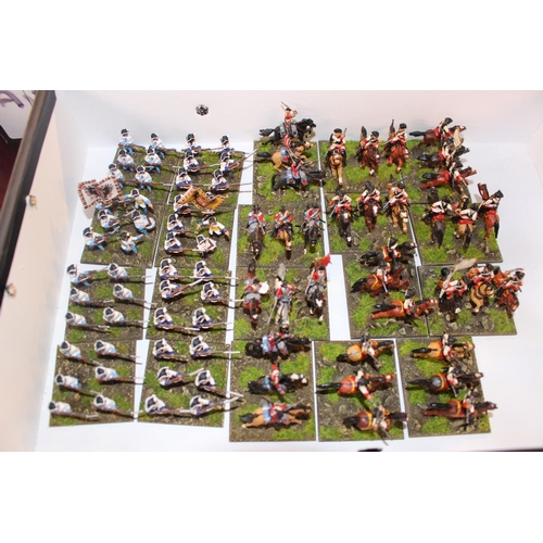 101 - Collection of Hand Painted 25mm Metal & Other Austrian Troops inc. Cavalry, Infantry etc