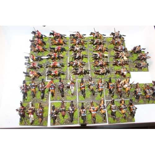 102 - Collection of Hand Painted 25mm Austrian Troops inc. Cavalry etc