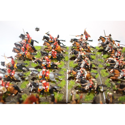 102 - Collection of Hand Painted 25mm Austrian Troops inc. Cavalry etc