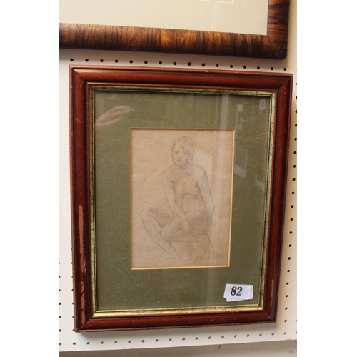 109 - George Charlton Pencil Sketch signed to bottom right