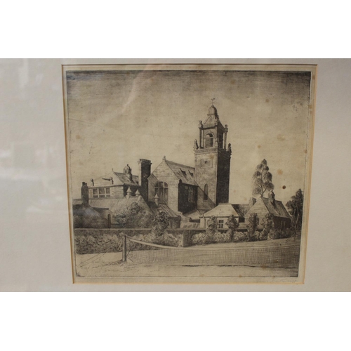 123 - 2 John Sell Cotman etchings of East Barsham House in Fakenham and West Dereham Church in Norfolk and... 