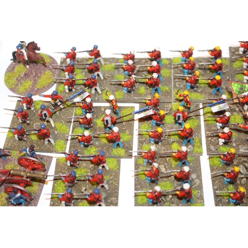 247 - Collection of 25mm Sikh Troops Infantry and Light Artillery etc. All Painted to a High Specification