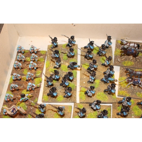 273 - Collection of Metal 25mm Franco Prussian, Light Artillery and Infantry. All Painted to a High Specif... 