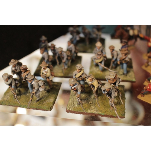 286 - Collection of 30mm Lead Zulu Wars and US Civil War figures