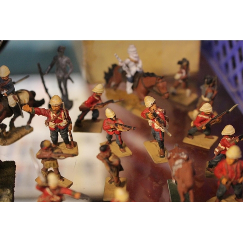 286 - Collection of 30mm Lead Zulu Wars and US Civil War figures