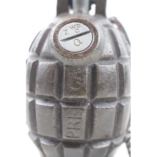 291 - WW2 Mills grenade (Inert) with much original paint finish remaining