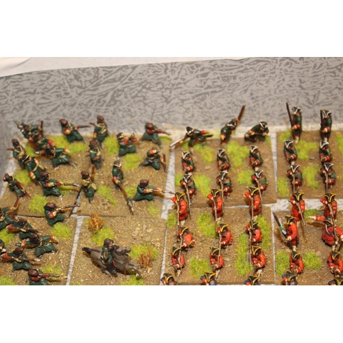 249 - Collection of 25mm Russian Great Northern Wars, Light Artillery and Infantry. All Painted to a High ... 