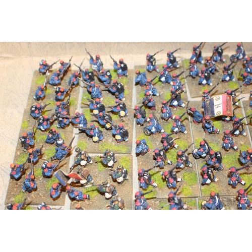 259 - Collection of Metal 25mm Franco Prussian French, Infantry. All Painted to a High Specification