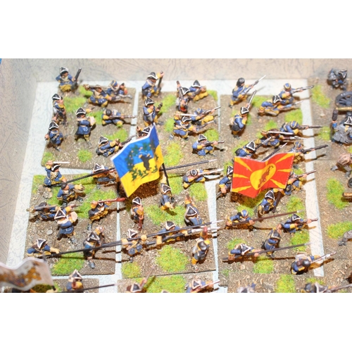 263 - Collection of 25mm Great Northern Swedish Troops, Light Artillery, Infantry etc. All Painted to a Hi... 