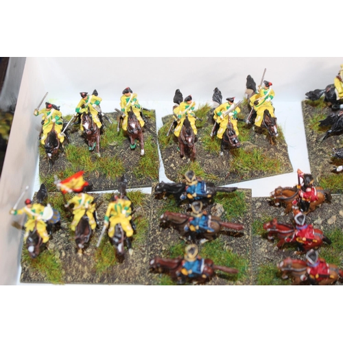 267 - Collection of Metal & Plastic 25mm French & Swedish Cavalry. All Painted to a High Specification