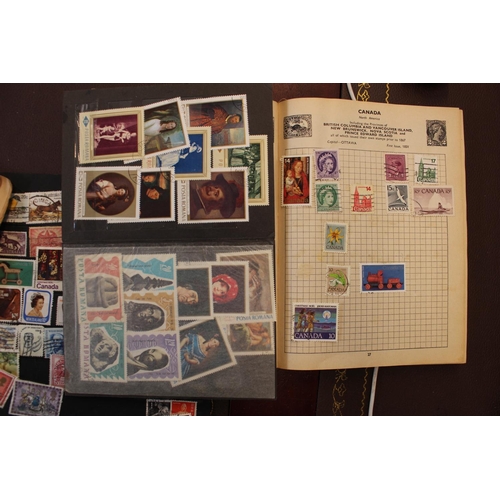 285d - Collection of various 20th century world stamps