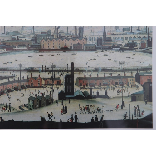 107 - Large Framed LS Lowry Print 