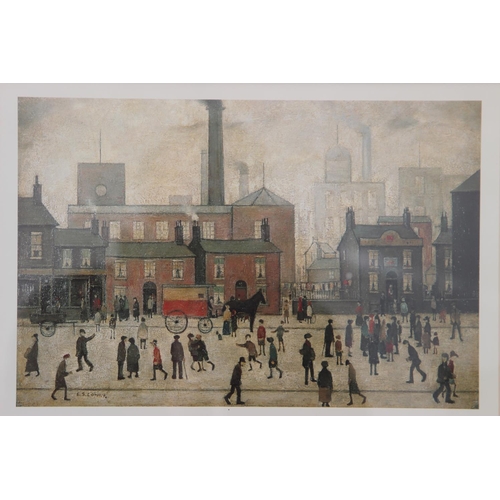 70 - Three framed LS Lowry Prints - 