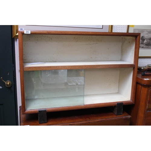 440 - Art Deco Glazed Cabinet with sliding doors