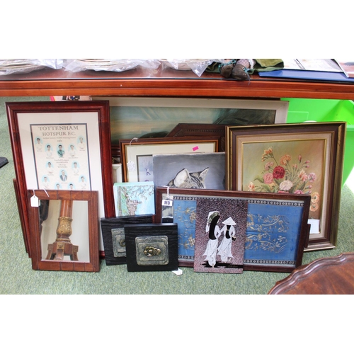 113 - Collection of assorted Framed pictures and prints