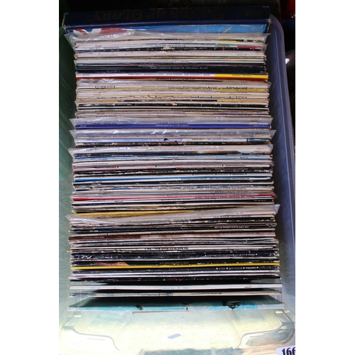 166 - Large Collection of assorted Vinyl Records inc., ABBA, Elton John etc