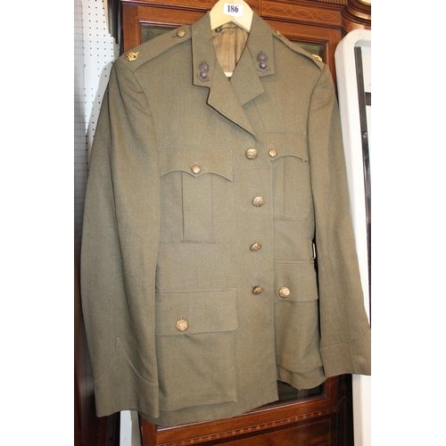 186 - WW2 British Army Officers tunic RE