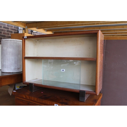 440 - Art Deco Glazed Cabinet with sliding doors