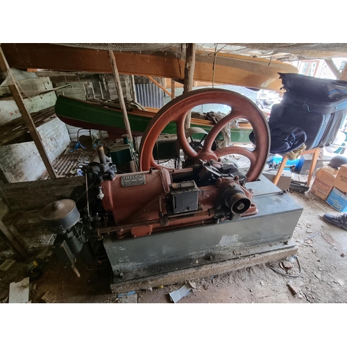 60b - Fielding Oil Engine 020130 HP 11/12 1/2 RPM 350 by Fielding & Platt Ltd of Gloucester (Still in Loca... 