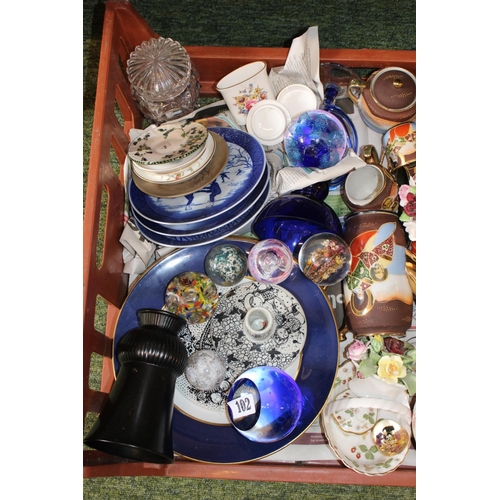 102 - collection of various glass and ceramics