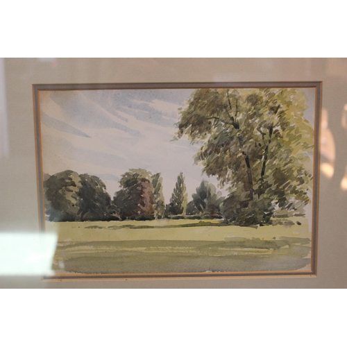 112 - John R L French 1881 - 1958; 2 Watercolours 'Henley-on-Thames' and Deer Park Hampton