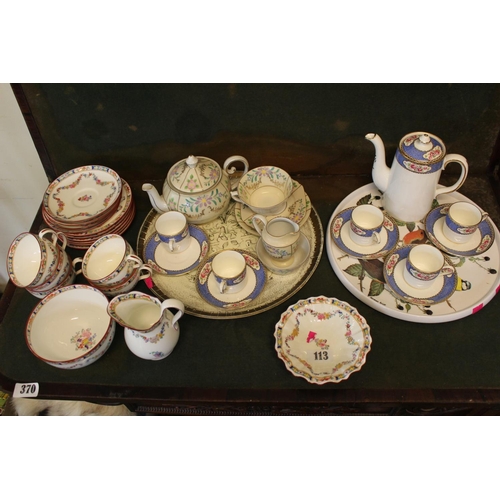 113 - Collection of assorted Ceramics inc. Mintons, Taylor & Kent etc