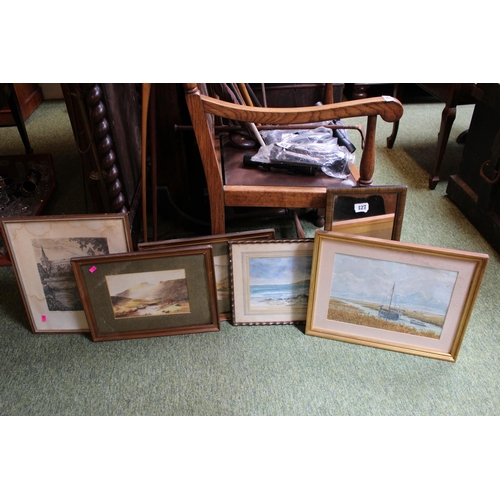 127 - Collection of assorted framed Watercolours and prints