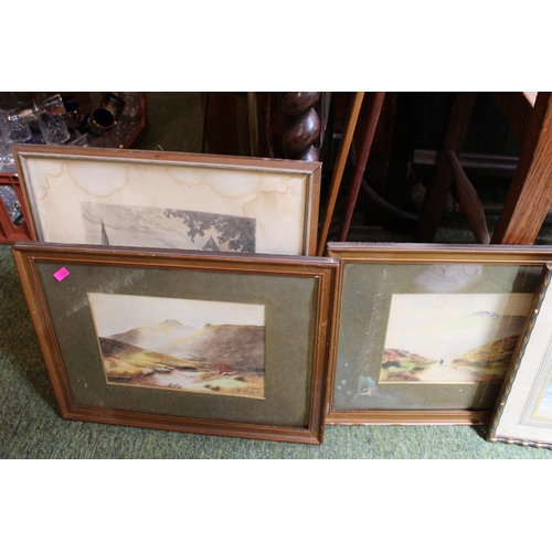 127 - Collection of assorted framed Watercolours and prints