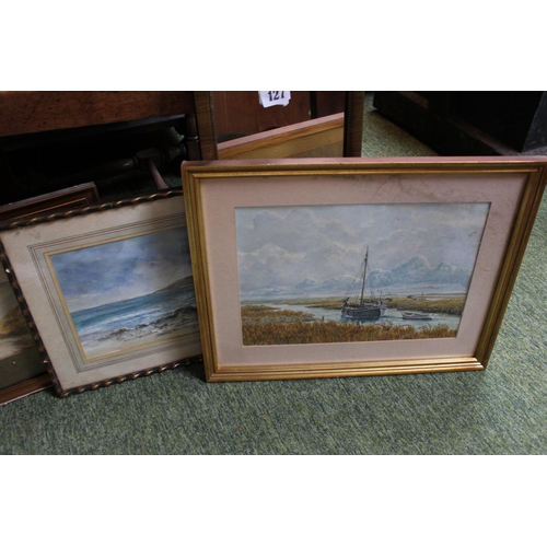 127 - Collection of assorted framed Watercolours and prints