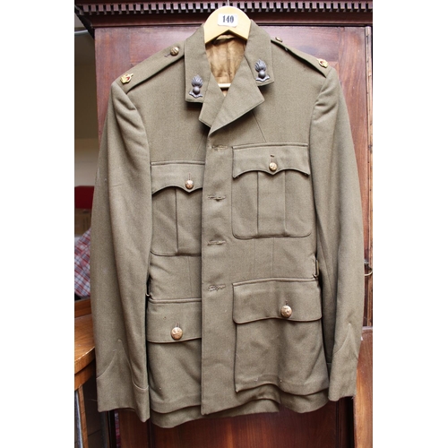 140 - WW2 British Army Officers tunic RE